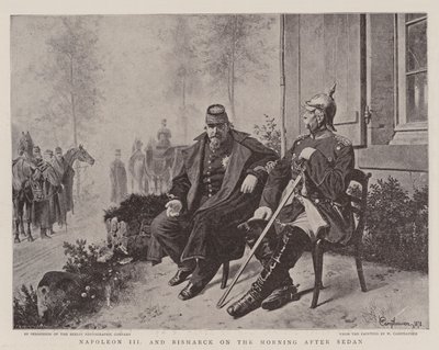 Napoléon III et Bismarck le matin après Sedan - Wilhelm Camphausen